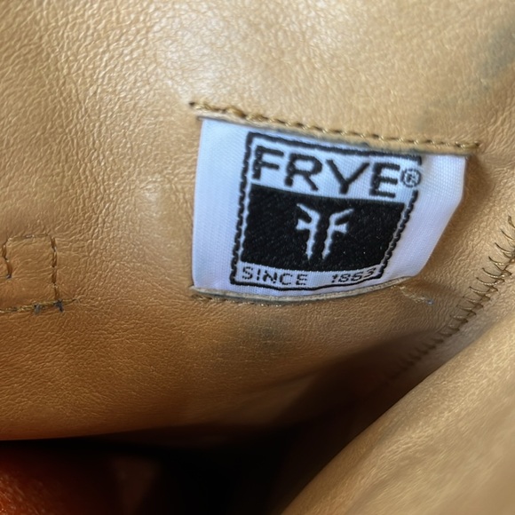 Fyre Tall Leather Jackie Riding Boots Zipper Tan Beige Womens 7.5 Fall Autumn - Picture 7 of 10